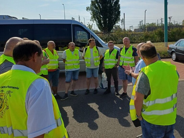 Wizyta delegacji OZZKiM z Łodzi w zajezdniach MPK Poznań